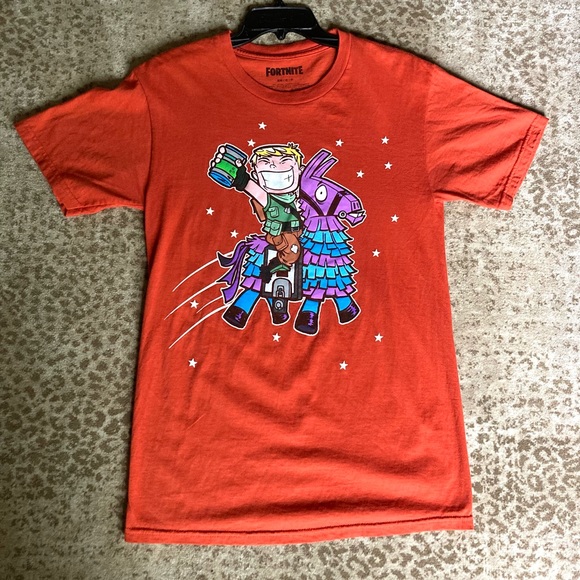 Was💲10! 🎉5/$20😁Fortnite Default & Llama graphic Tee - Picture 1 of 9